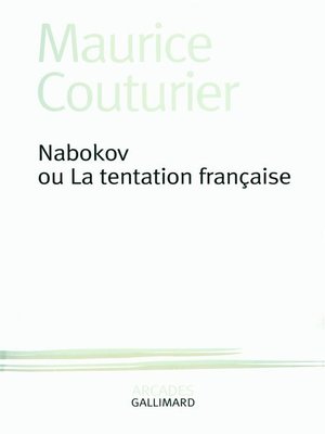 cover image of Nabokov ou La tentation française